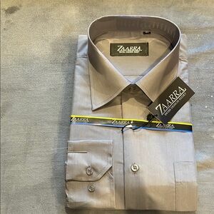 Men’s Classic Light Gray Dress Shirt